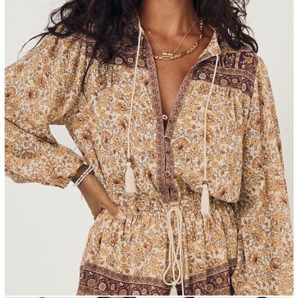 SPELL Sundown Romper in Spice - Picture 4 of 8